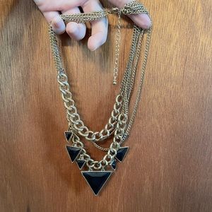 Layered chain necklace